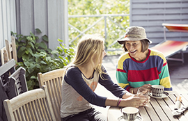 Neighbours talking